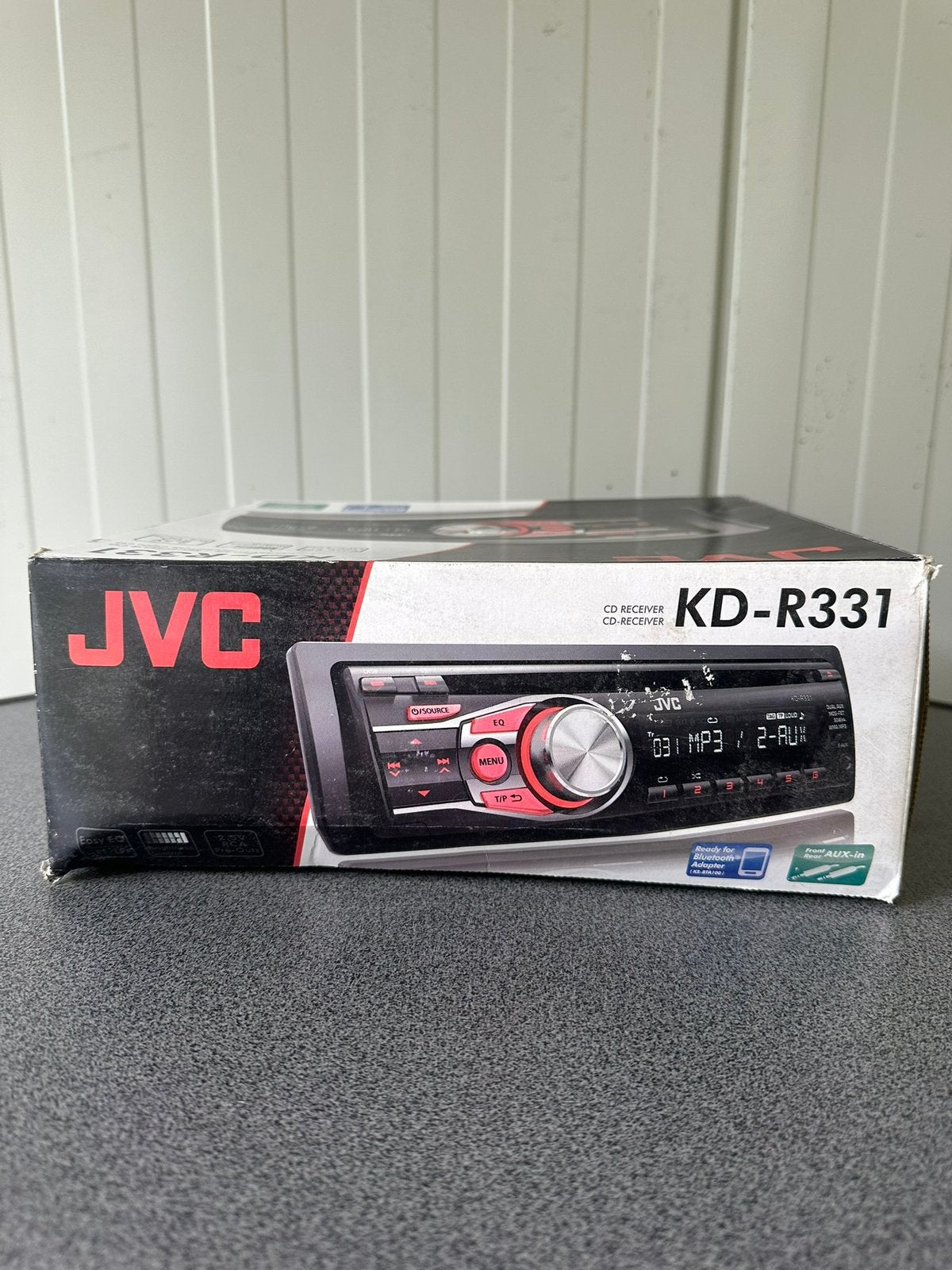 JVC 1-DIN CD ReceiverKD-R331 auto radio, Auto diversen, Autoradio's, Ophalen of Verzenden