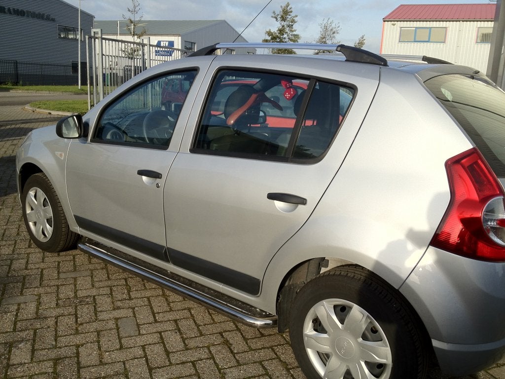 Dacia Sandero stepway sidebars met rvs trede, Niet ingevuld, Niet ingevuld, Niet ingevuld