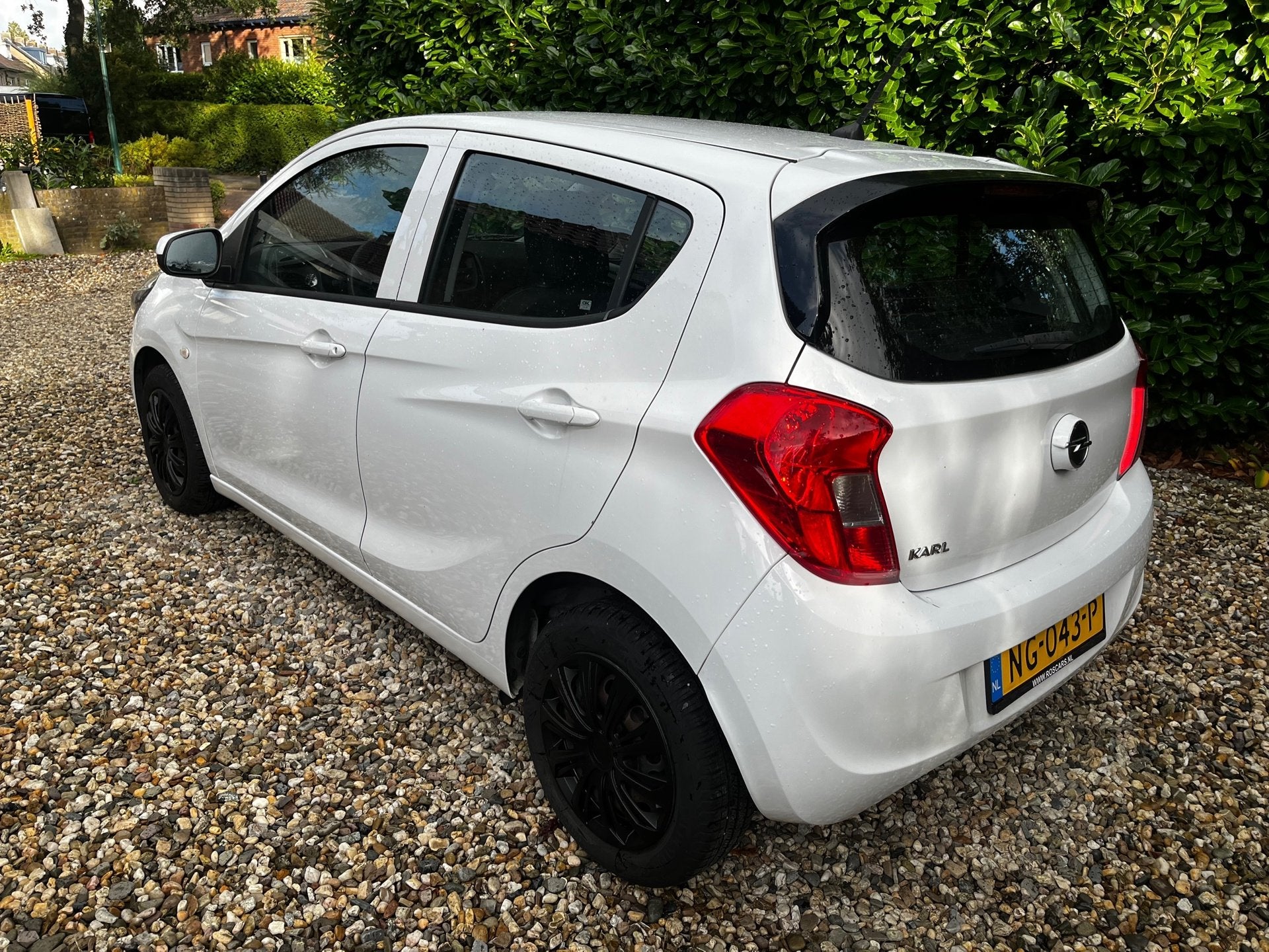 Opel KARL RIJKAAR/APK/HISTORY/BEURT/NAP/AIRCO/5drs//DIREKT M, Auto's, Voorwielaandrijving, Stof, Gebruikt, Wit