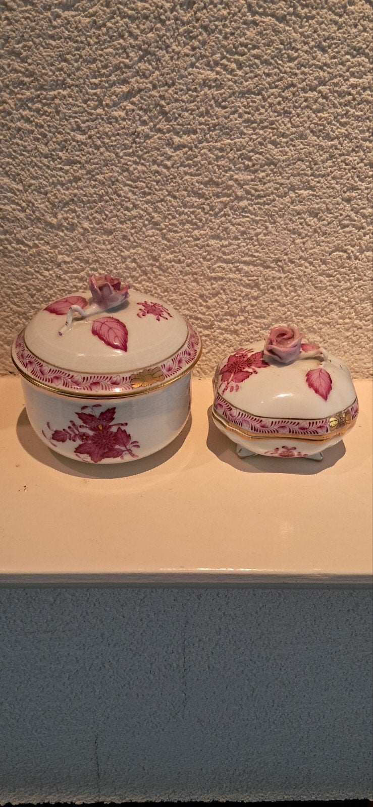 Aangeboden 2 Herend Apponyi bobonschaaltjes., Ophalen of Verzenden