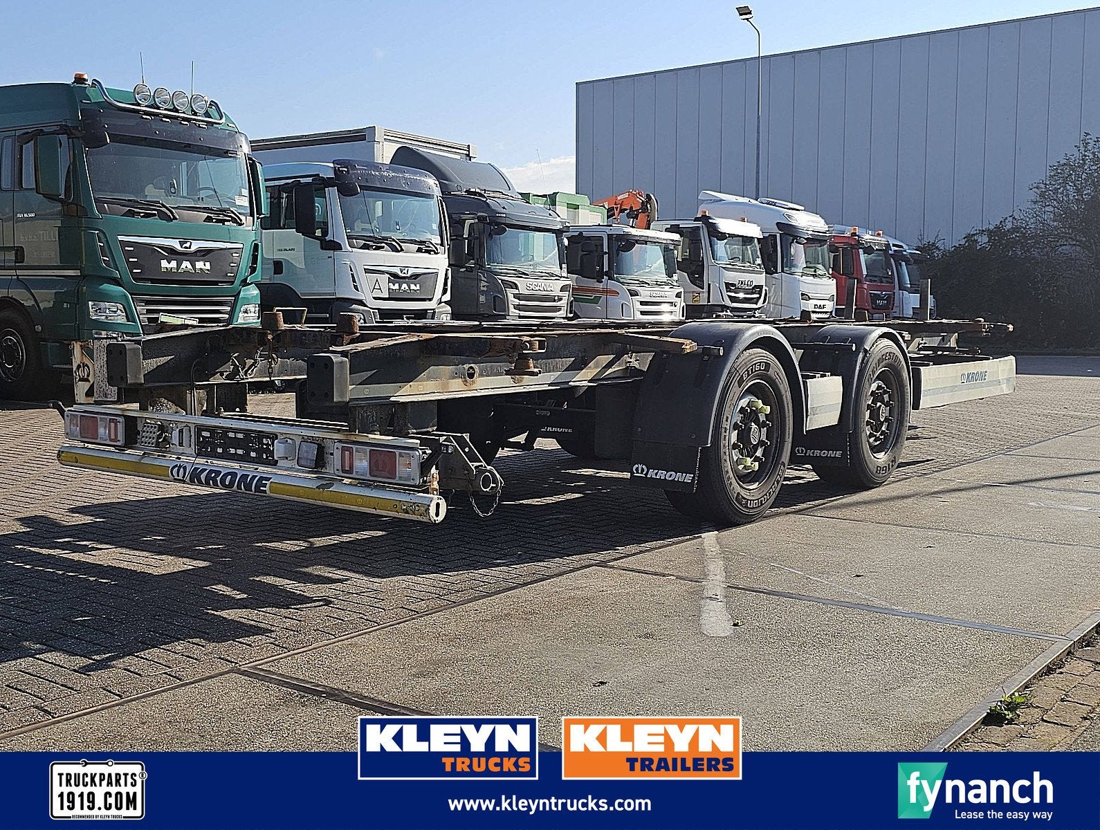 KRONE DC wechselaufbau tandem, Overige kleuren, Bedrijf, Aanhangers en Opleggers, Te koop