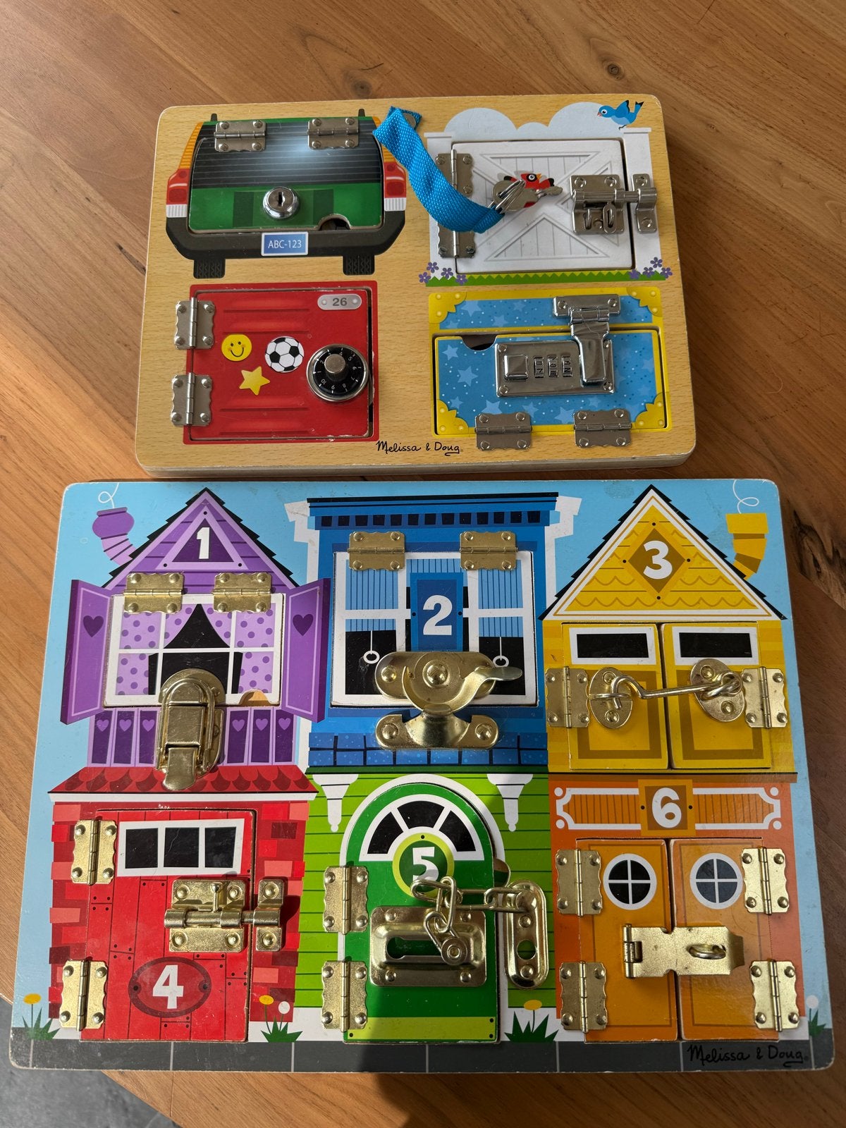 Melissa & Doug Sluitborden Set: Auto & Huizen, Kinderen en Baby's, Speelgoed | Educatief en Creatief, Ophalen of Verzenden, Zo goed als nieuw