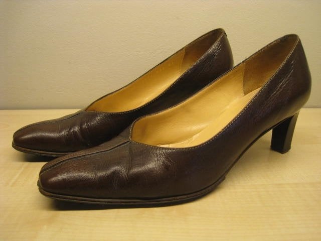 Damesschoenen, maat 37, bruin leder, merk Voltan 188, nieuw, Ophalen, Nieuw, Bruin