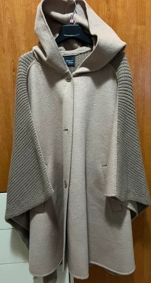 Marina Rinaldi Poncho beige taupe 46/48-52/52, Kleding | Dames, Ophalen of Verzenden, Nieuw, Maat 46/48 (XL) of groter, Beige