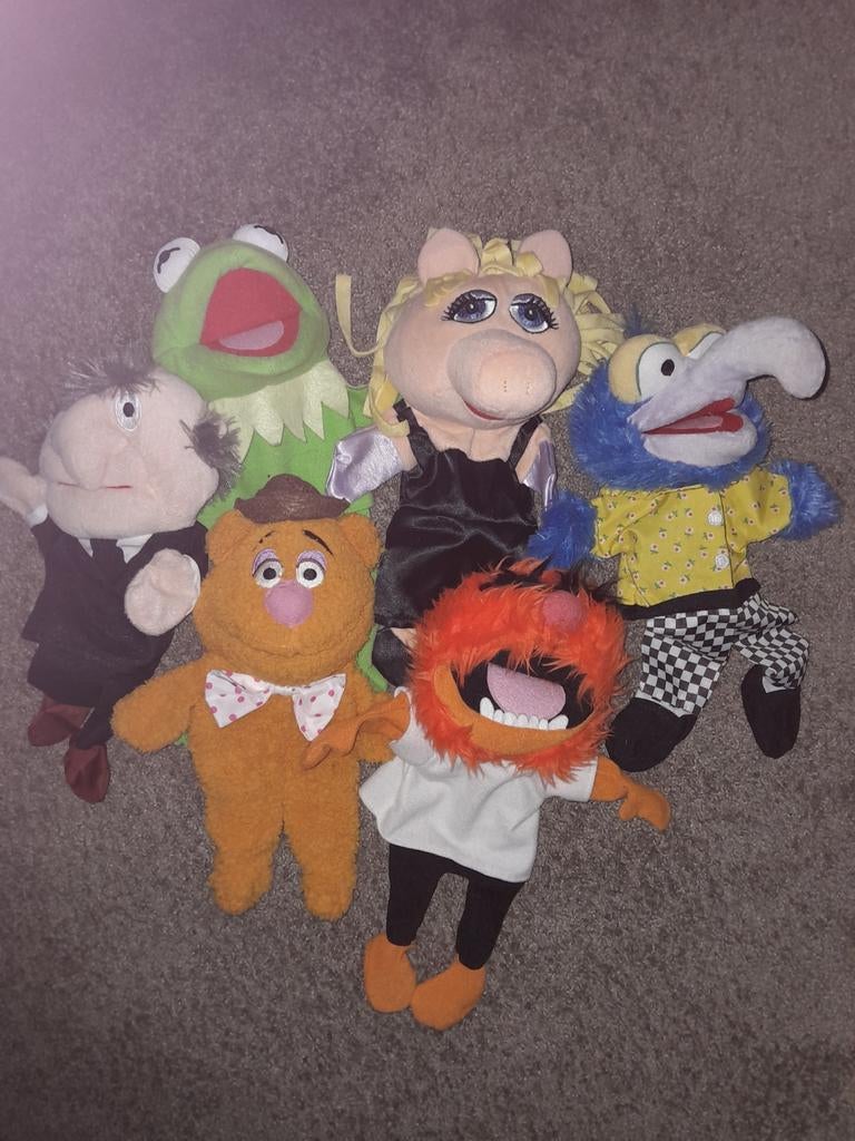 Muppet  handpoppen  €4 pst Waldorf €10, Ophalen of Verzenden, Overige typen