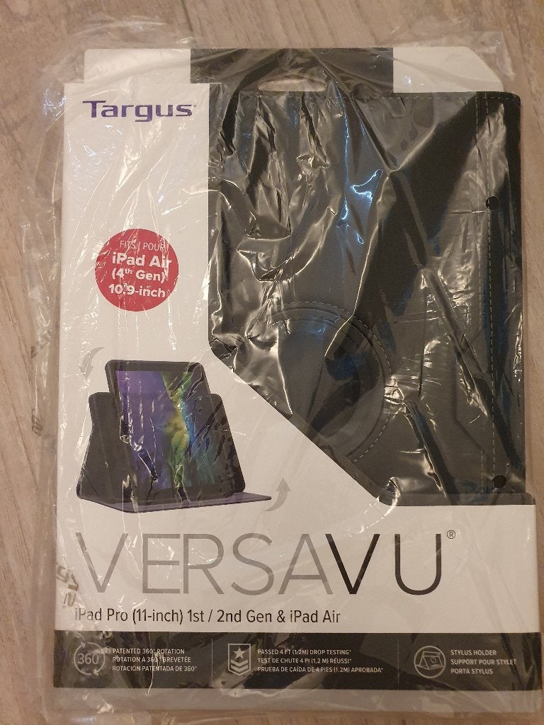 Targus Versavu Ipad Air beschermhoes, 11 inch, Nieuw, Bescherming voor- en achterkant, Ophalen of Verzenden