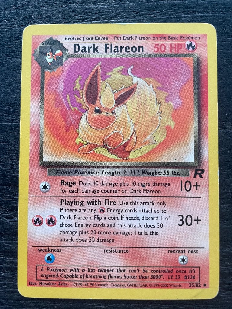 Dark Flareon #35, Ophalen of Verzenden, Zo goed als nieuw, Losse kaart