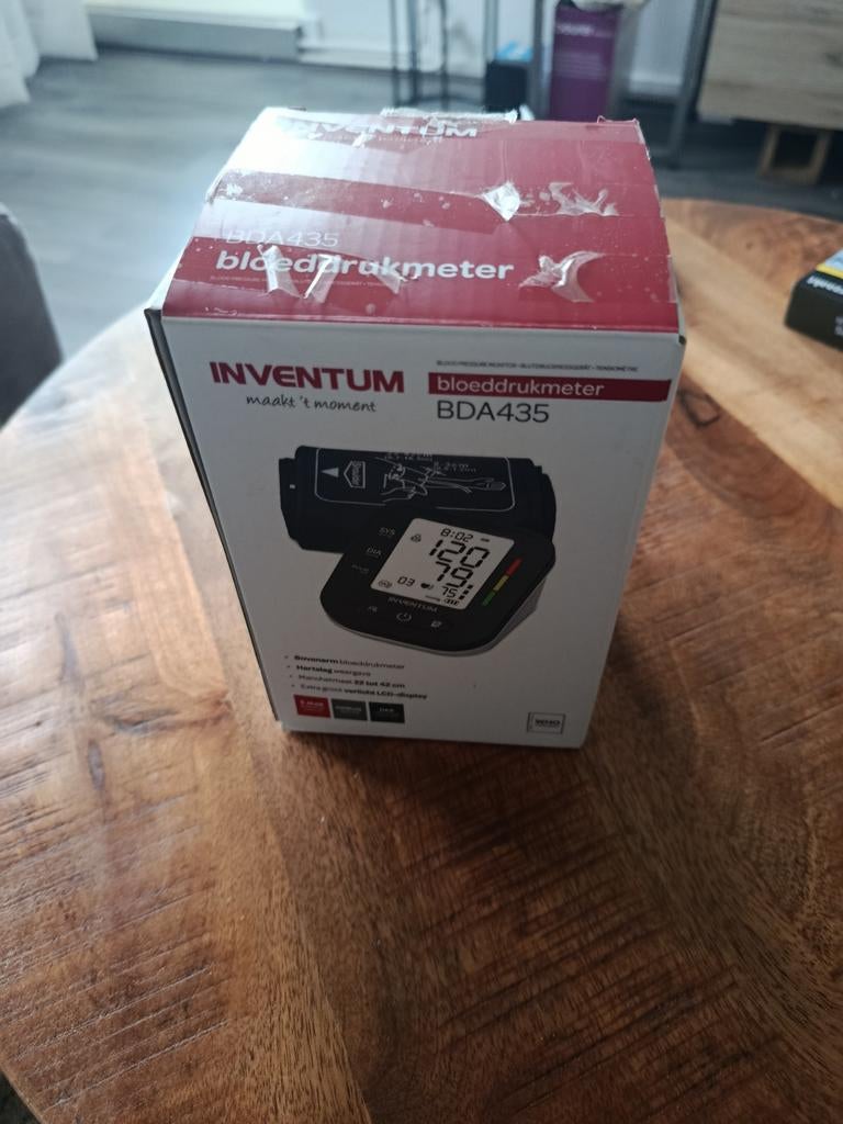 Inventum BDA435 bovenarm bloeddrukmeter, Ophalen of Verzenden, Zo goed als nieuw, Overige merken