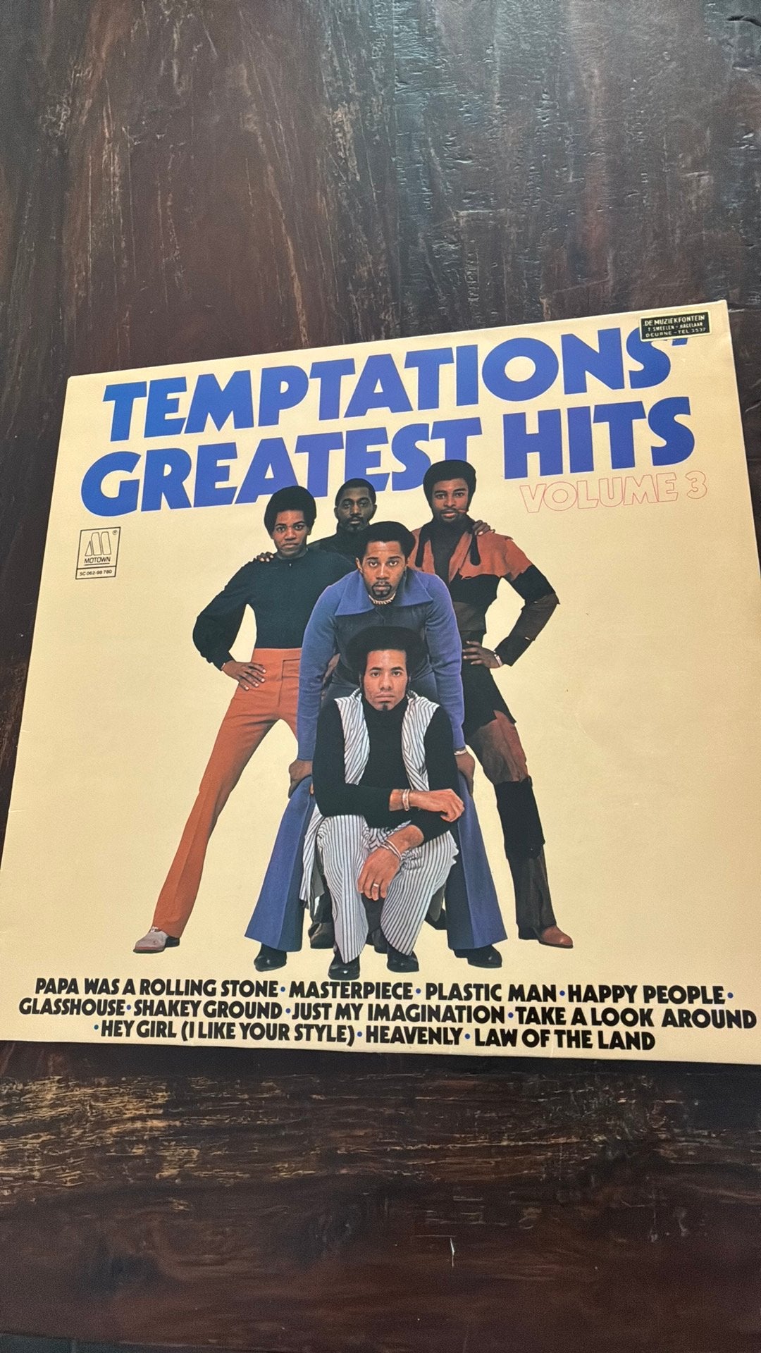 Temptations ‎– Greatest Hits, LP, Gebruikt, Ophalen of Verzenden, Inclusief binnenhoes