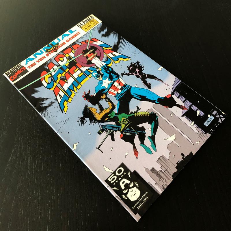 Captain America Annual Vol.1 #10 (1991) VF/NM (9.0), Eén comic, Amerika, Marvel Comics, Ophalen of Verzenden