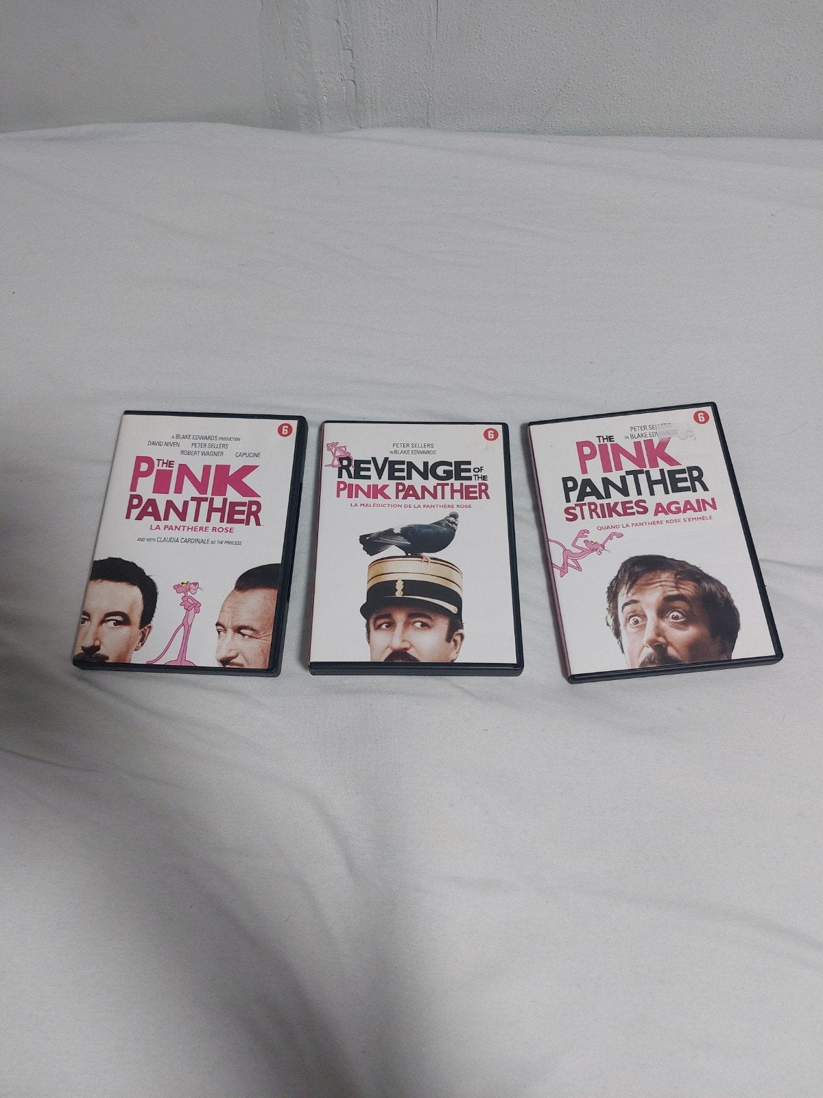 The Pink Panther DVD Boxset - 3 films, Alle leeftijden, Ophalen of Verzenden, Gebruikt