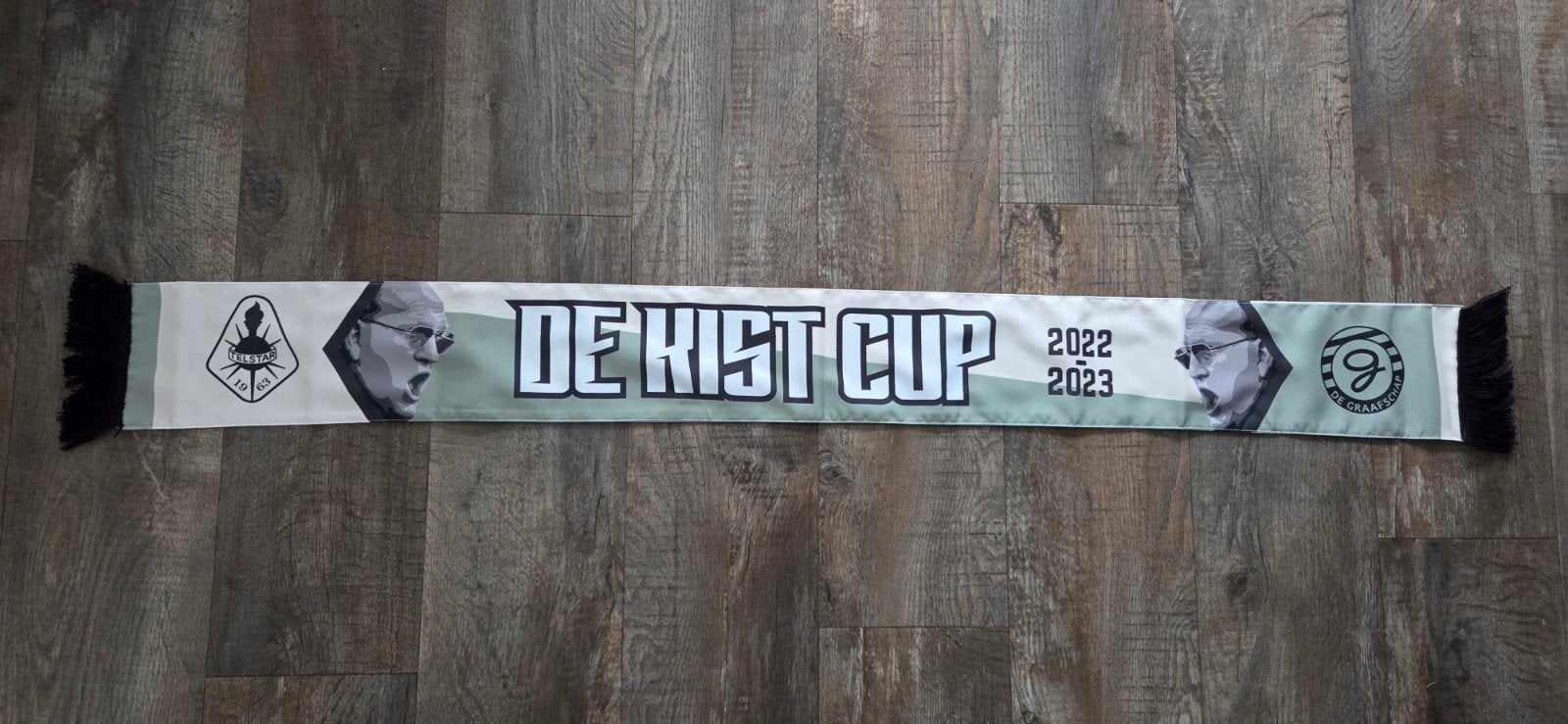 Sjaal Telstar - De Graafschap, Verzamelen, Ophalen of Verzenden, Zo goed als nieuw, Buitenlandse clubs, Vaantje of Sjaal