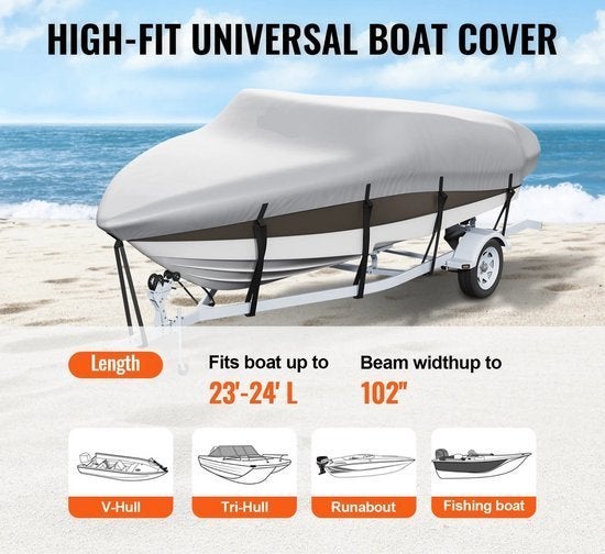 Boothoes - Bootzeil - Afdekzeil Boot - Trailerbare Waterdich, Corvance B.V., Verzenden, Nieuw, Corvancebol@gmail.com