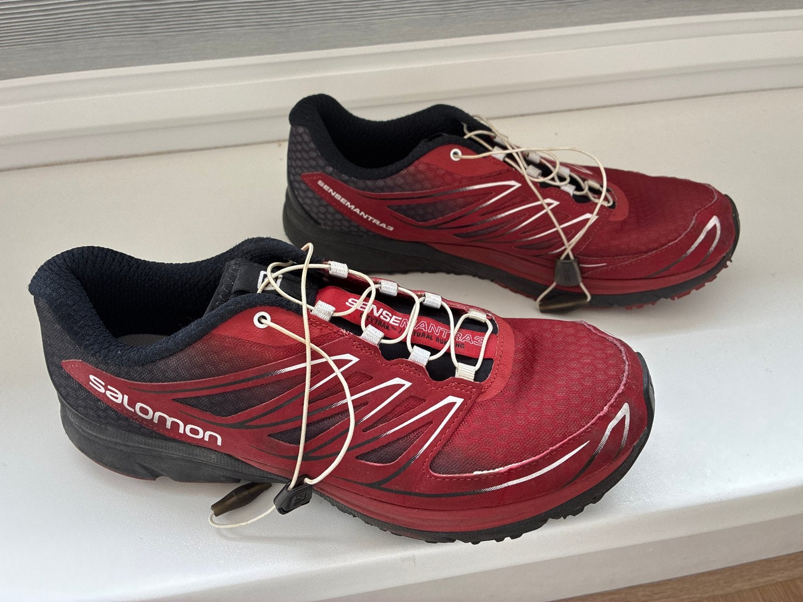Salomon Sense Mantras 3 Hardloopschoenen - Rood, Overige merken, Gebruikt, Hardloopschoenen, Ophalen of Verzenden