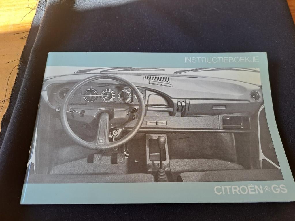 Citroën gs instructieboekje  1976, Ophalen of Verzenden