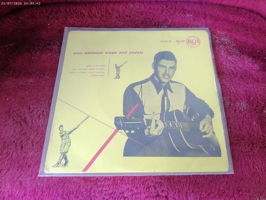 Slim Whitman - EP sings and Yodels, Gebruikt, 7 inch, Pop, EP
