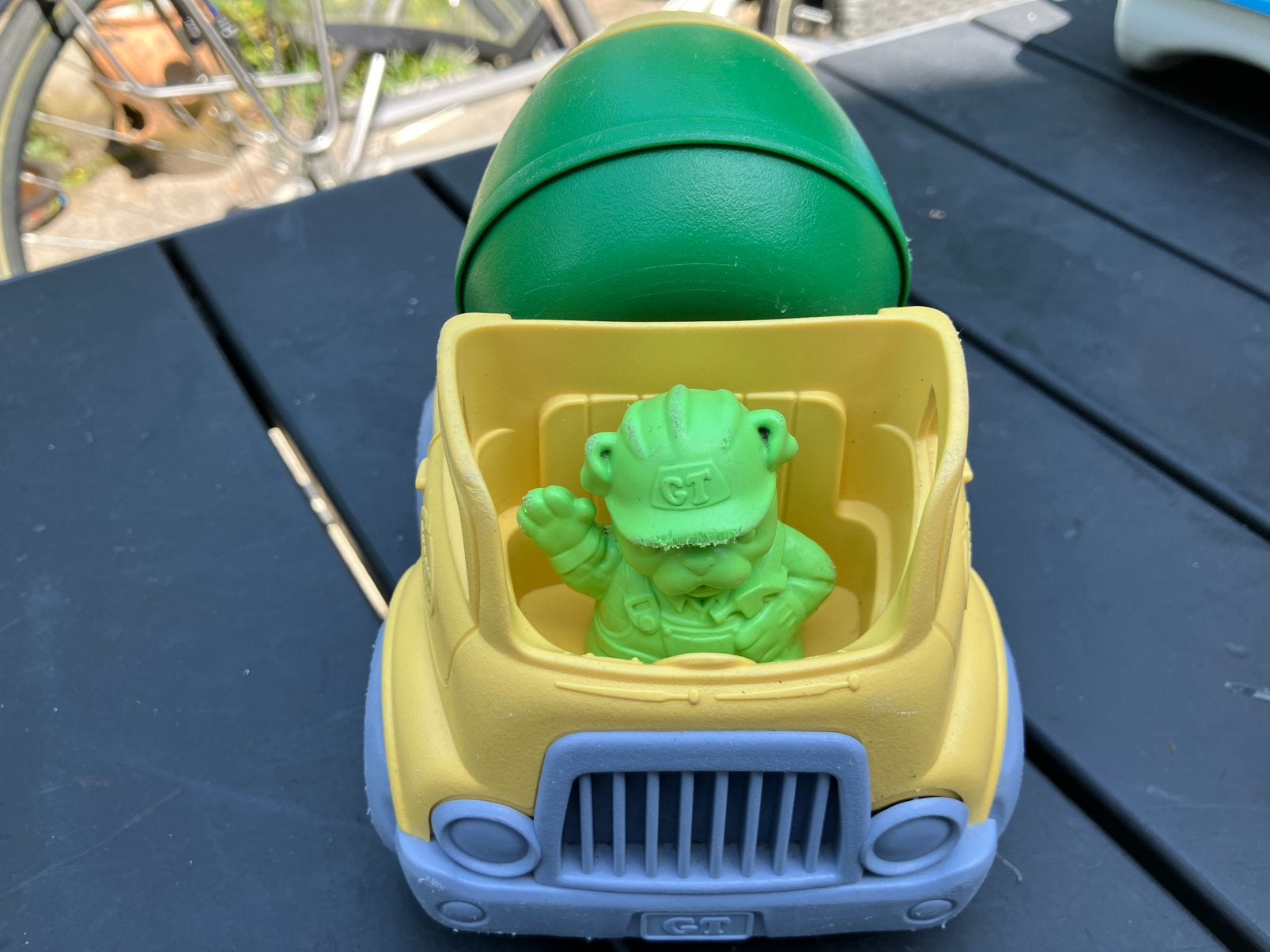 Green toys betonmix vrachtauto, Kinderen en Baby's, Speelgoed | Buiten | Los speelgoed, Ophalen of Verzenden, Zo goed als nieuw