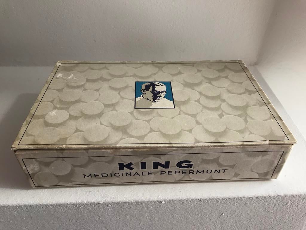 Doos King Pepermunt, Ophalen of Verzenden, Gebruikt, Verpakking