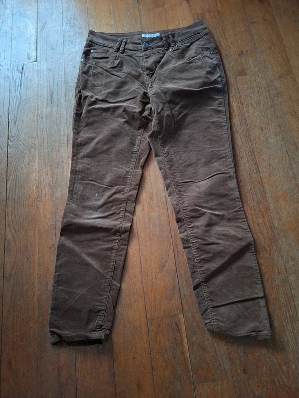 Corduroy Red Button broek maat 40, Maat 38/40 (M), Bruin, Ophalen of Verzenden, Zo goed als nieuw