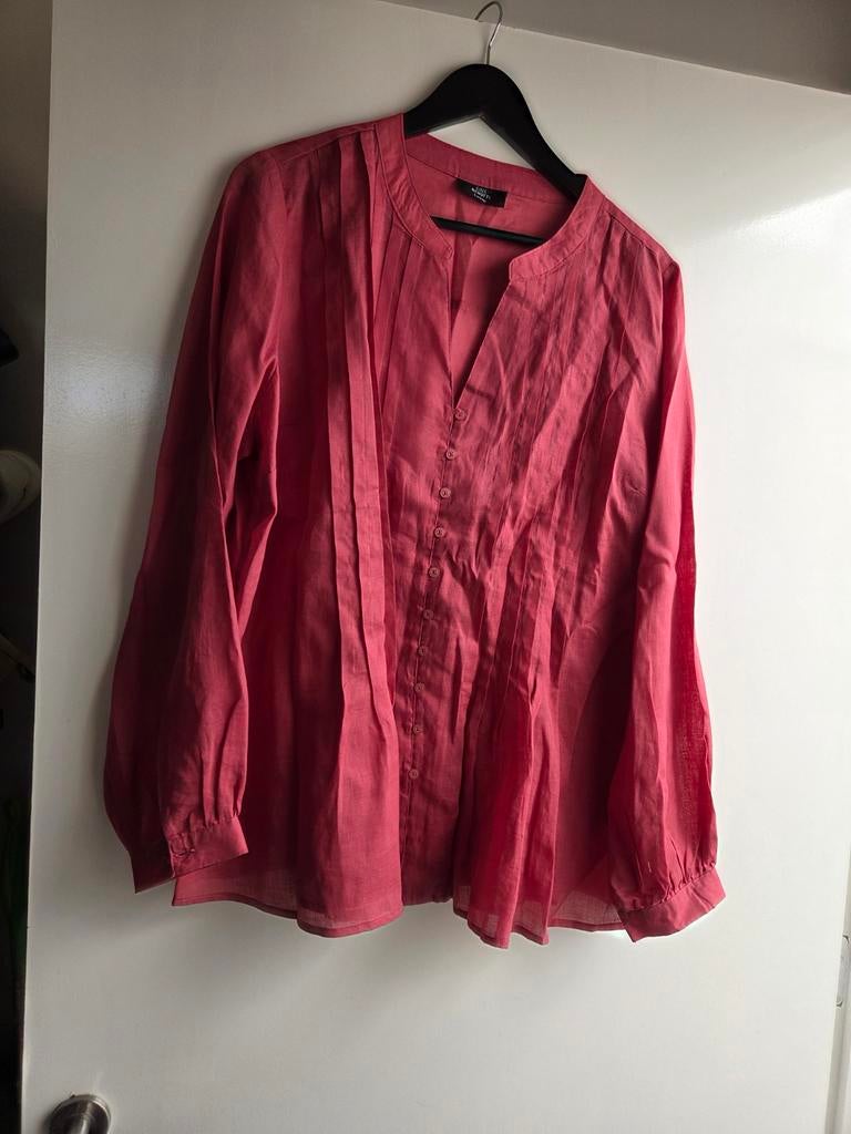 Gina Benotti steenrode blouse nieuw 46/48, Ophalen of Verzenden