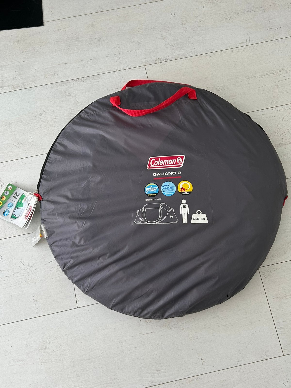 Coleman Galiano2 tent zgan minimale va prijs €37,50, Ophalen, Zo goed als nieuw, Tot en met 2