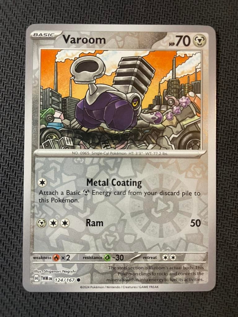 Varoom 124/167 Reverse Holo Twilight Masquerade Packfresh, Ophalen of Verzenden, Zo goed als nieuw