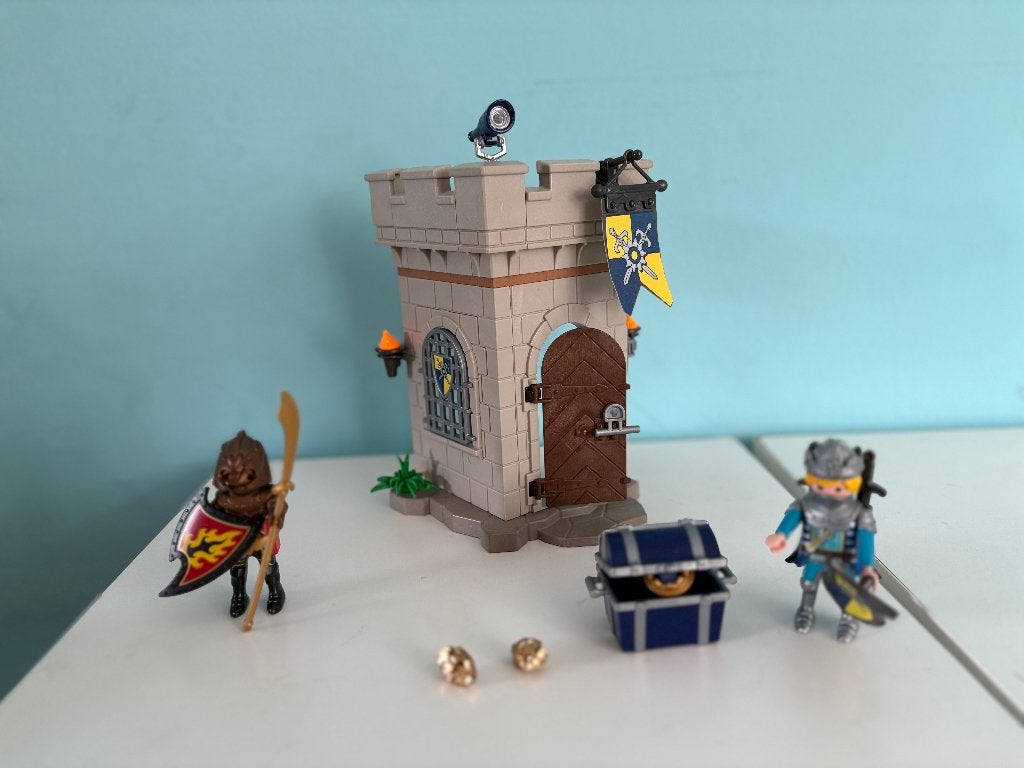 Playmobil Novelmore Starter Pack 70499 Toren, Complete set, Ophalen of Verzenden, Zo goed als nieuw, Kasteel/Fort
