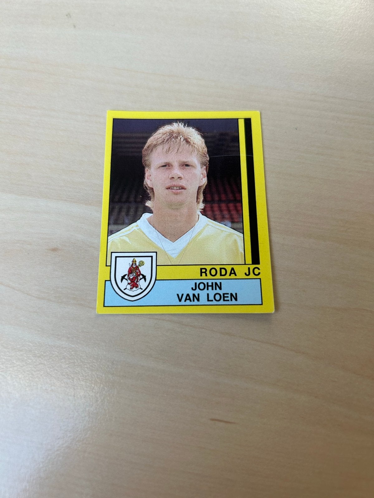 Panini Voetbal 90 Plaatje John van Loen Roda JC #192, Ophalen of Verzenden, Zo goed als nieuw, Sticker