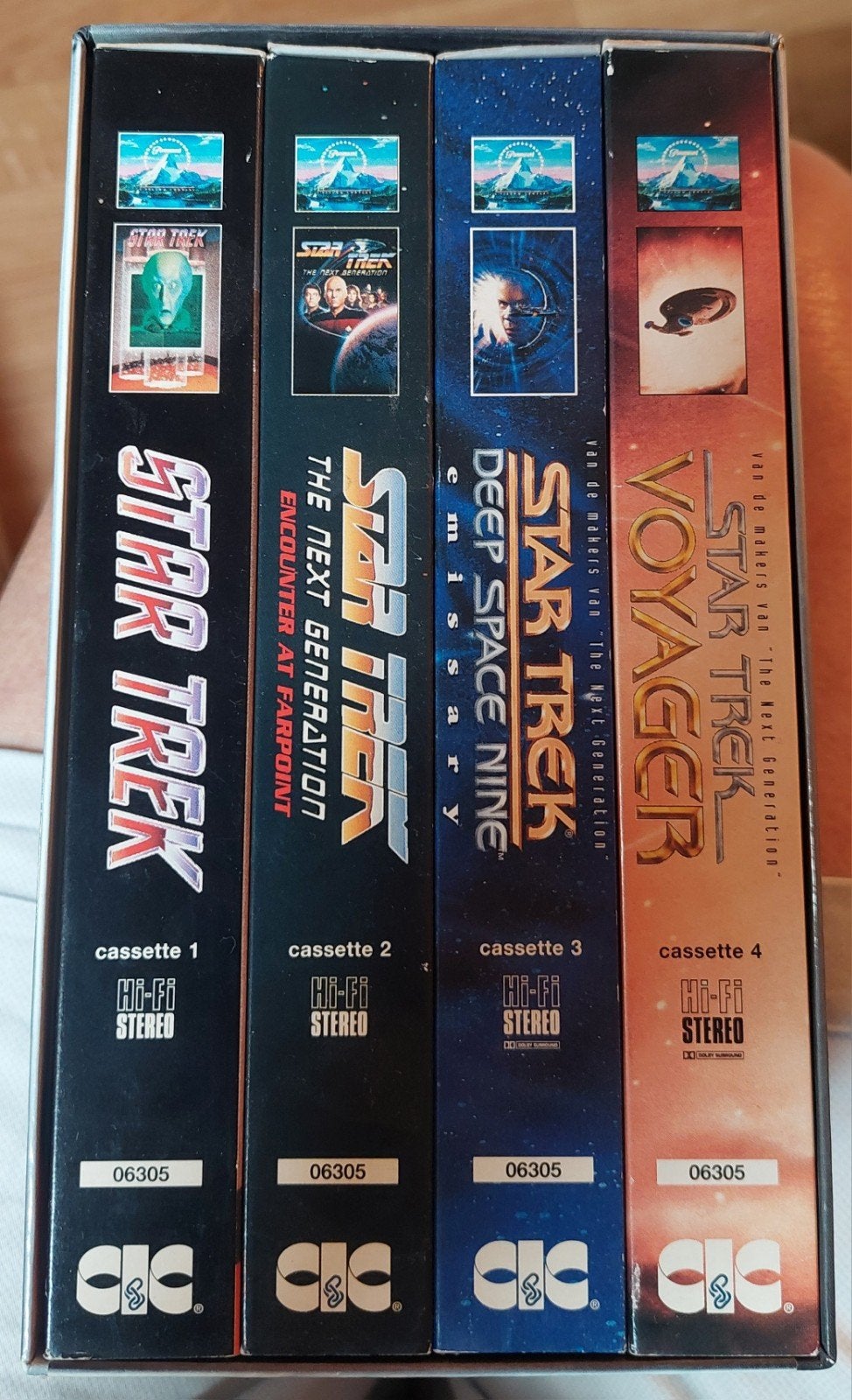 Star Trek video's 1,2,3 en 4, Ophalen of Verzenden, Zo goed als nieuw, Science Fiction en Fantasy