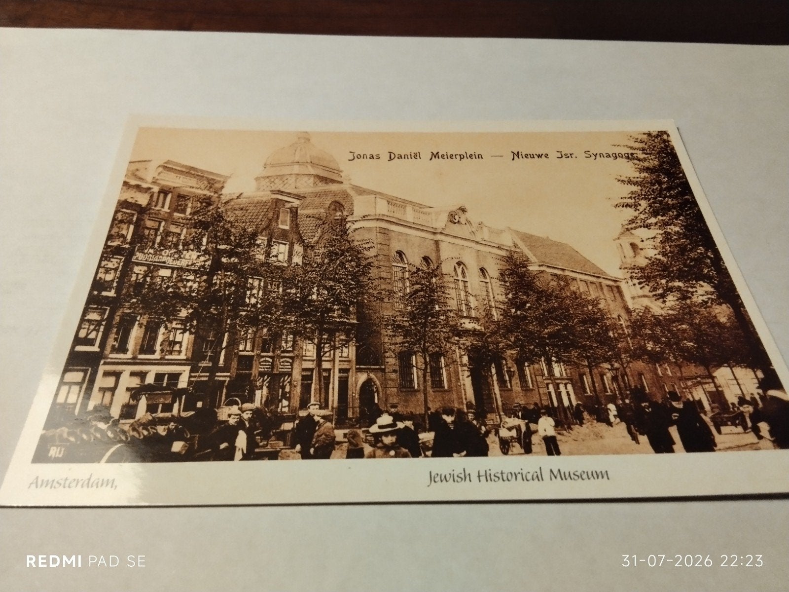 Oude Ansichtkaart Amsterdam: Jonas Daniël Meijerplein, Ophalen of Verzenden