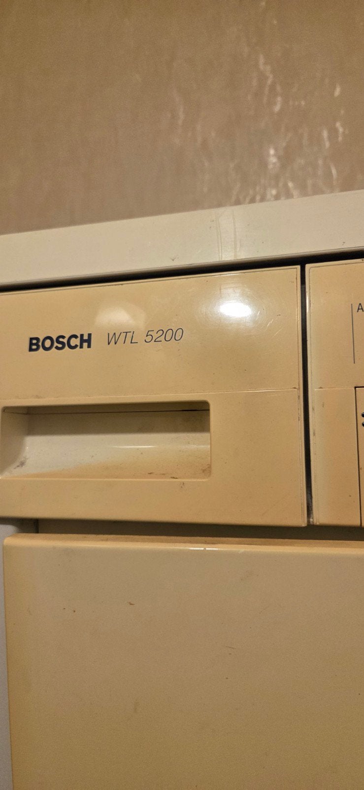 Bosch WTL 5200 Luchtafvoerdroger - Goed Werkend, Ophalen, 6 tot 8 kg, Gebruikt, Luchtafvoer