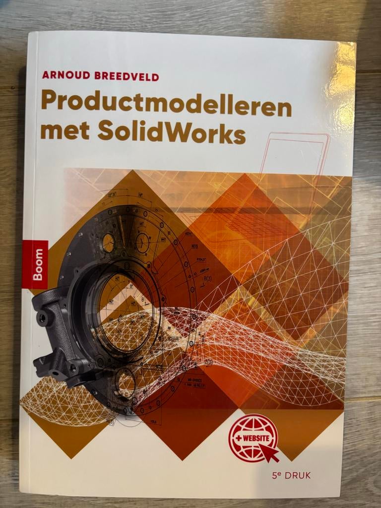 Productmodelleren met SolidWorks - Arnoud Breedveld, Boeken, Techniek, Zo goed als nieuw, Werktuigbouwkunde, Ophalen of Verzenden