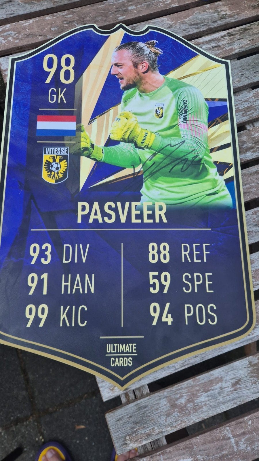 Mooi FIFA Ultimate Team Pasveer plaat/shield, Ophalen of Verzenden