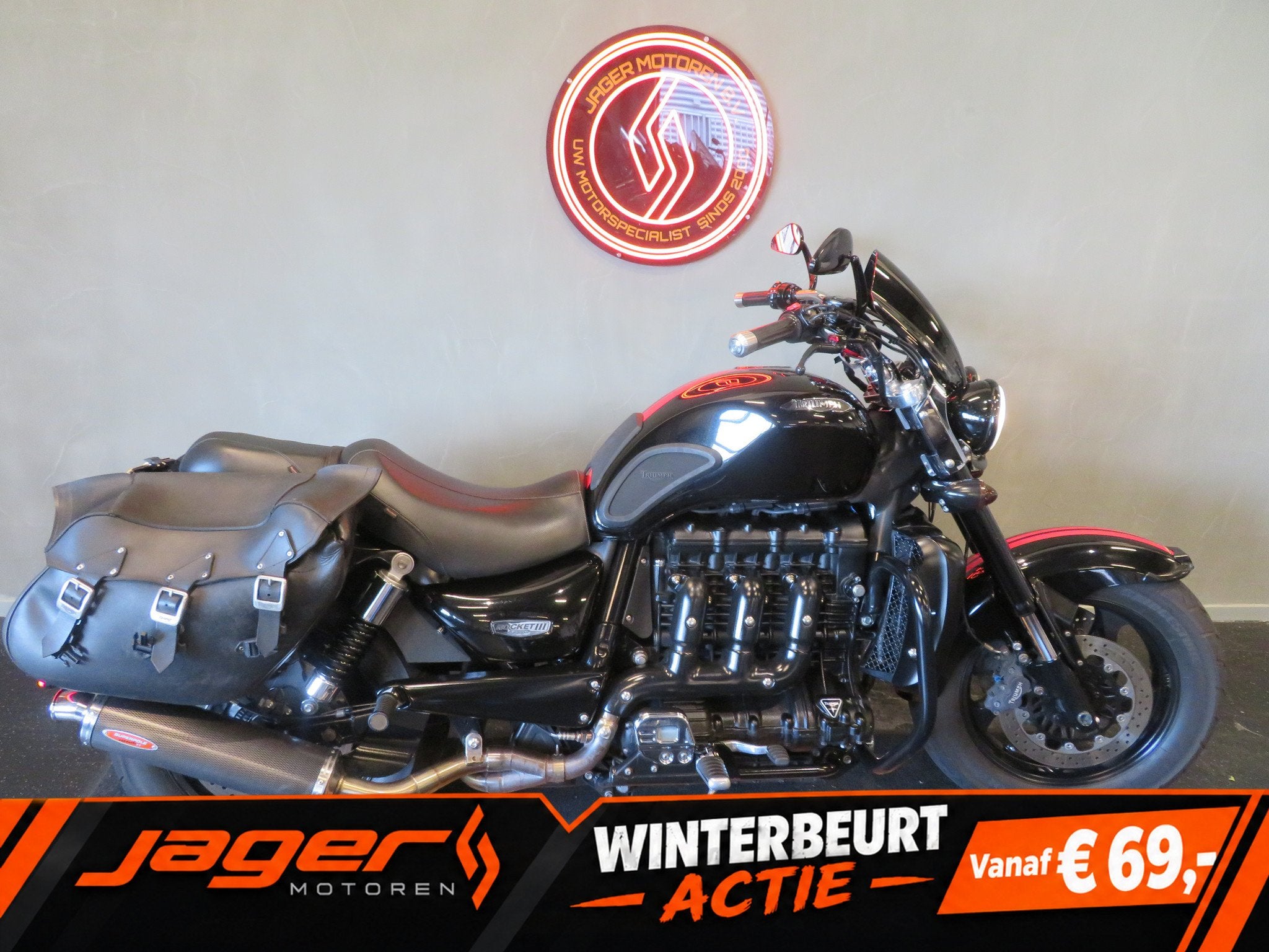 Triumph ROCKET III ROADSTER SUPERFRAAI! (bj 2014), Motoren, Chopper, Gebruikt, Bedrijf