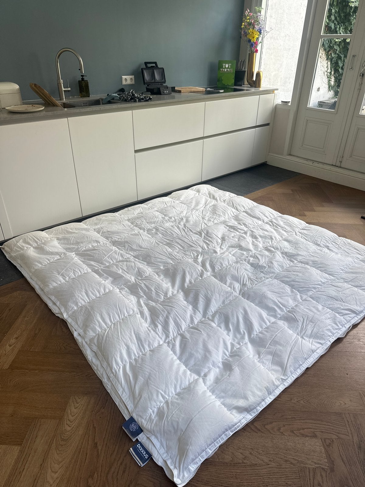 Dixxius 4-seizoenen ganzen donzen dekbed 240x220, Ophalen, Wit, Tweepersoons, Deken of Dekbed