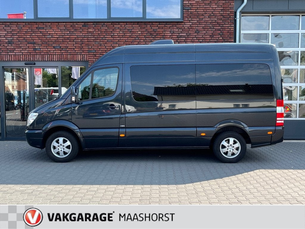 Mercedes-Benz Sprinter 216 2.2 CDI 366 HD 7 pers. MARGE Rols, Auto's, Euro 5, Achterwielaandrijving, Leder en Stof, Grijs