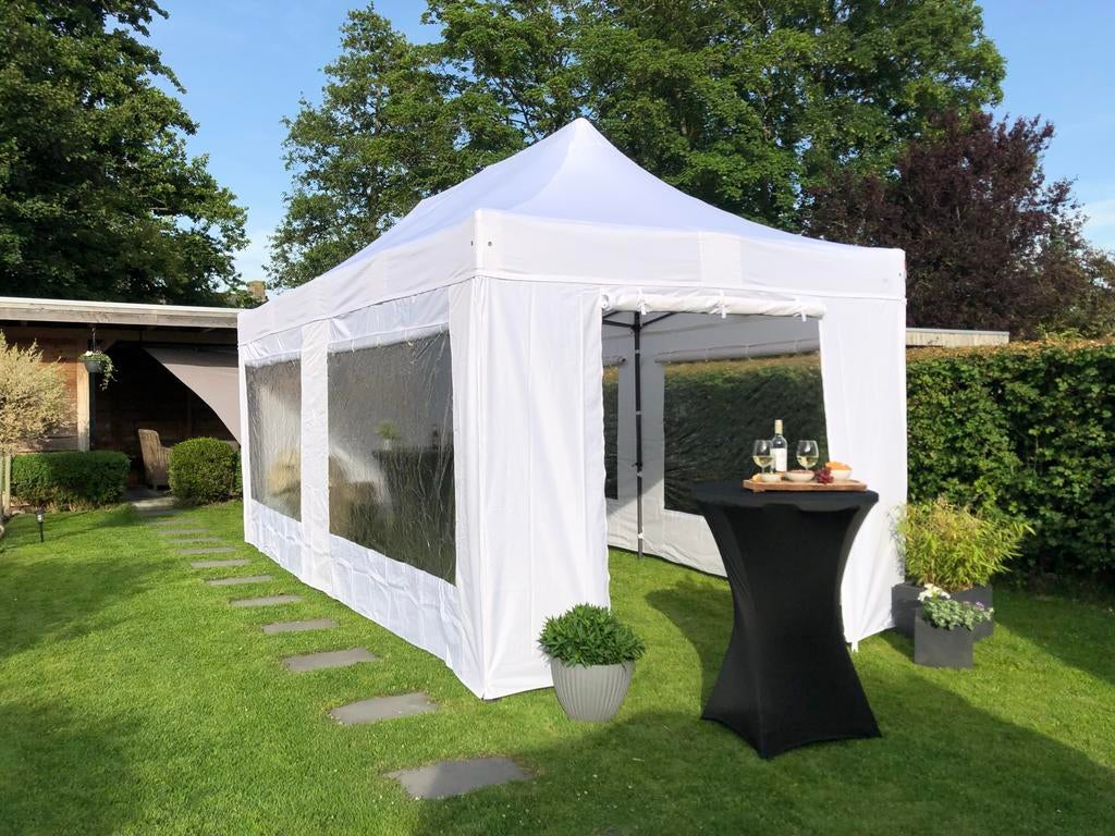EasyUp partytent 6x3 €52,50 - 3x3 €40 TE HUUR, Opvouwbaar, Partytent, Minder dan 4 meter, Zo goed als nieuw