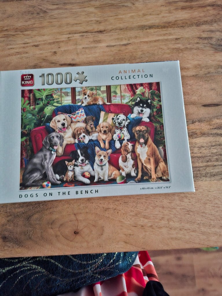 LEUKE HONDEN PUZZEL, Ophalen of Verzenden, 500 t/m 1500 stukjes, Zo goed als nieuw, Legpuzzel