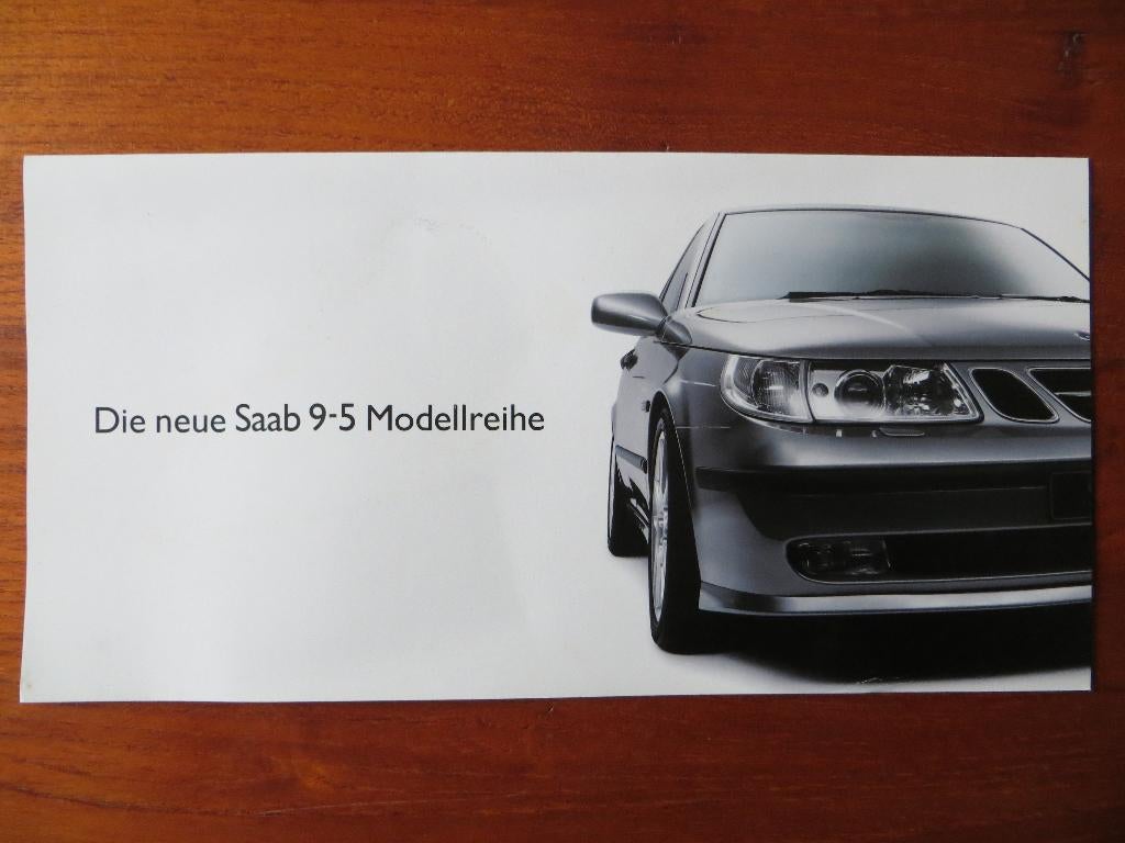 Die neue Saab 9-5 Modellreihe (juni 2001), Ophalen of Verzenden, Nieuw, Overige merken