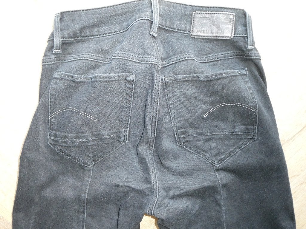 Mooie zwarte Gstar High Skinny wmn spijkerbroek maat 27-32, Zwart, Ophalen of Verzenden, Zo goed als nieuw, W27 (confectie 34) of kleiner