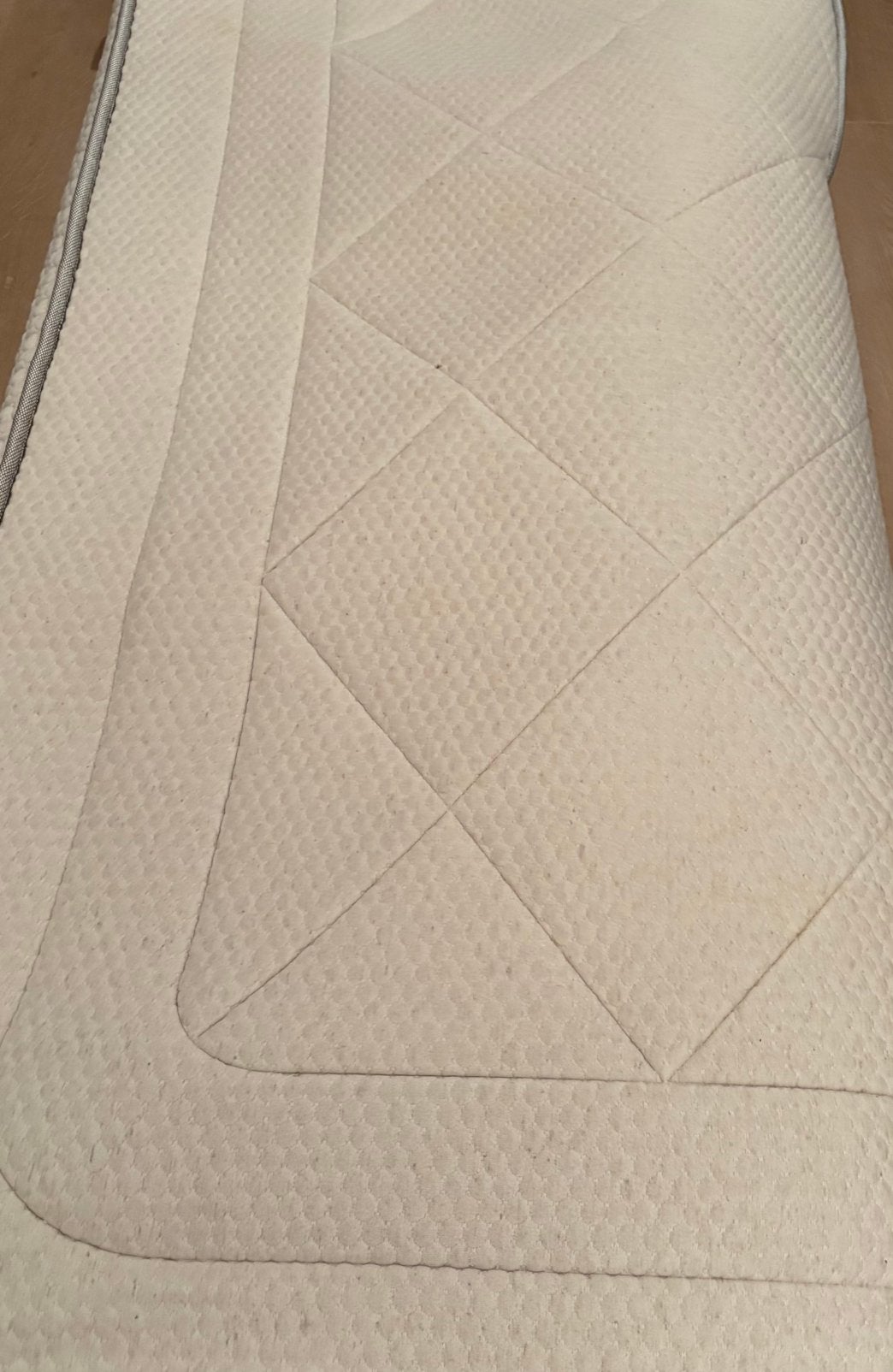 Topper/matras met split 180x210x10, Ophalen, Gebruikt, 210 cm, Tweepersoons
