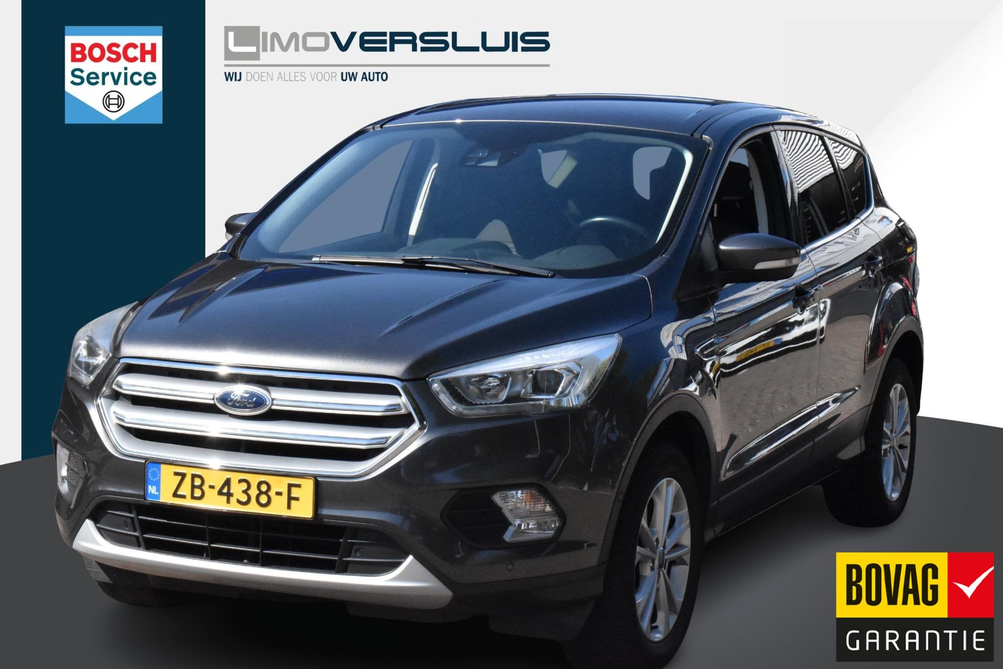 Ford Kuga 1.5 EcoBoost Titanium 2e Eigenaar | BSM | Navigati, Auto's, Voorwielaandrijving, Euro 6, 4 cilinders, Leder en Stof