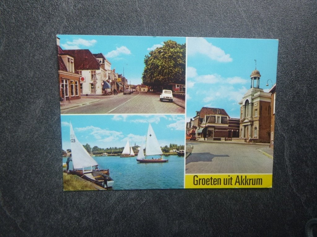 Akkrum, groeten uit 1989, Verzenden, 1980 tot heden, Ongelopen, Noord-Brabant