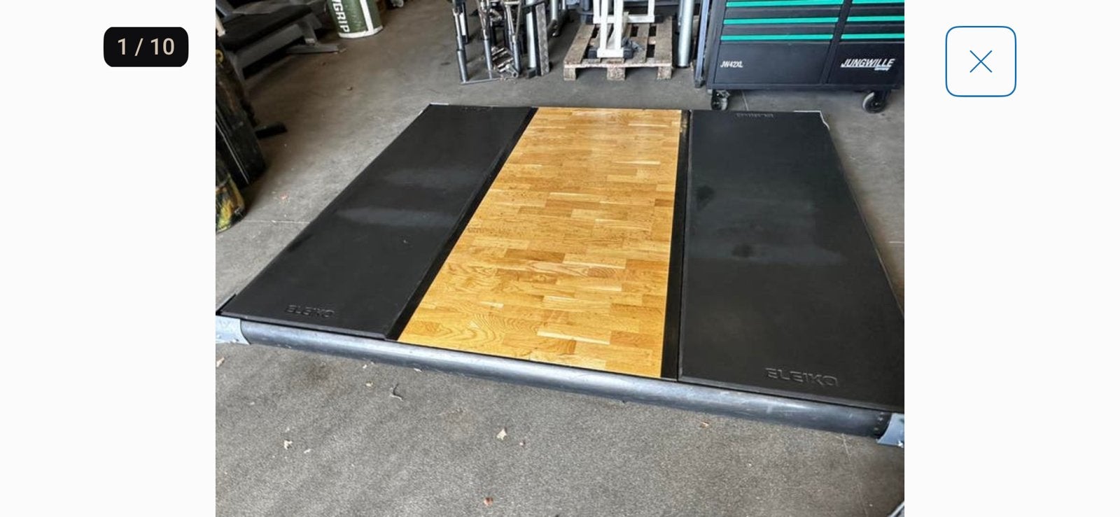 Eleiko deadlift platform, Eleiko, Gebruikt, Zie foto's, Ophalen of Verzenden