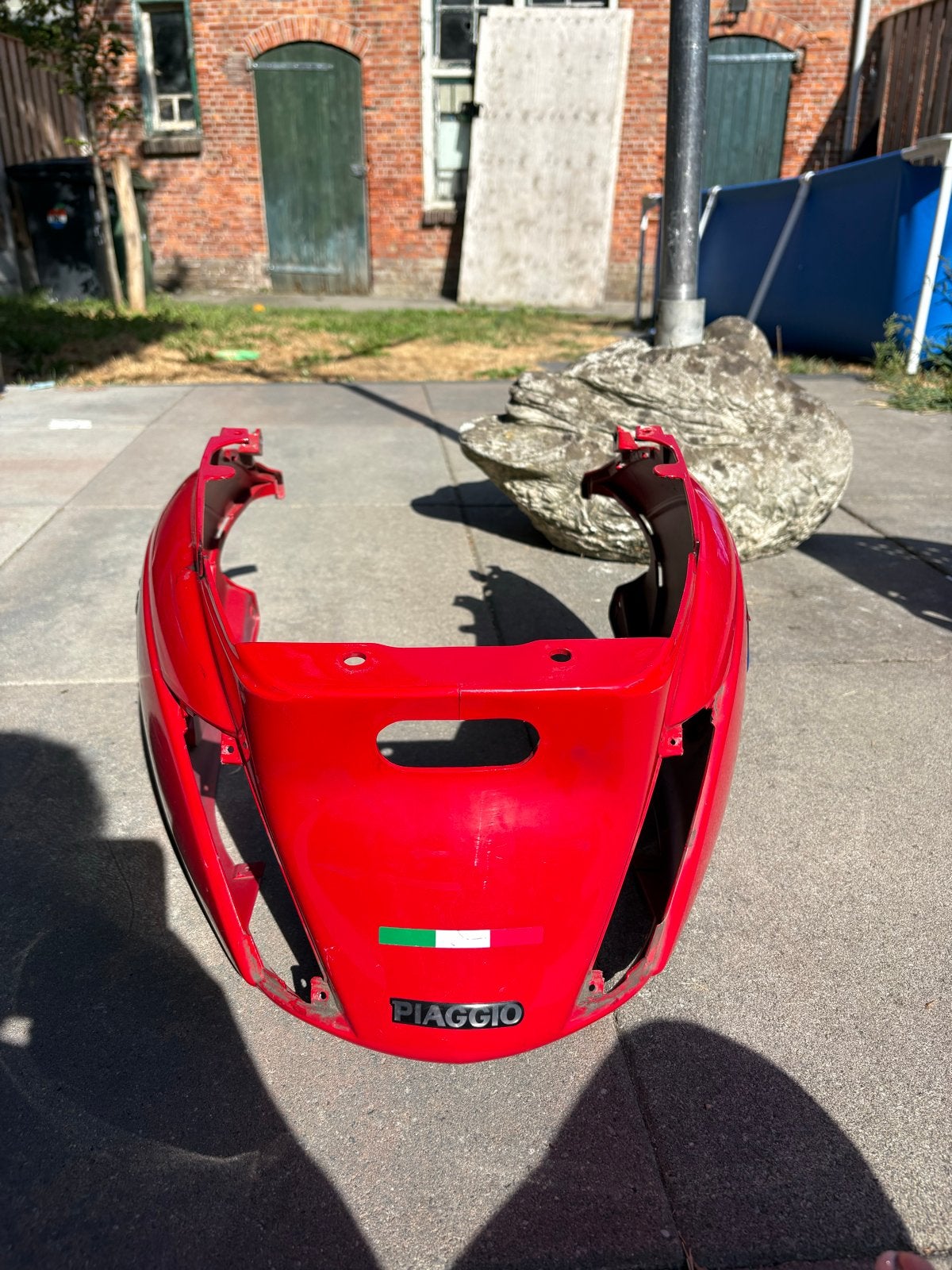 Originele rode kappen set Piaggio Zip, Fietsen en Brommers, Ophalen of Verzenden, Gebruikt, Kap, Piaggio