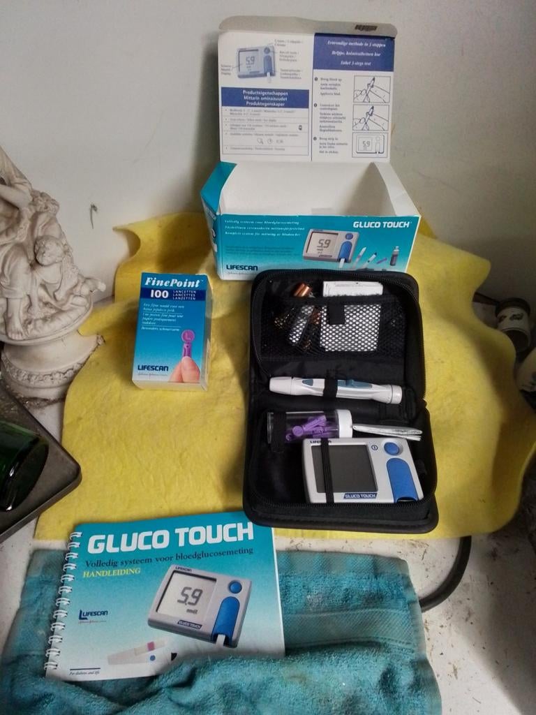 7193)   GLUCO TOUCH METING  met handleiding, Ophalen of Verzenden, Nieuw, Overige typen