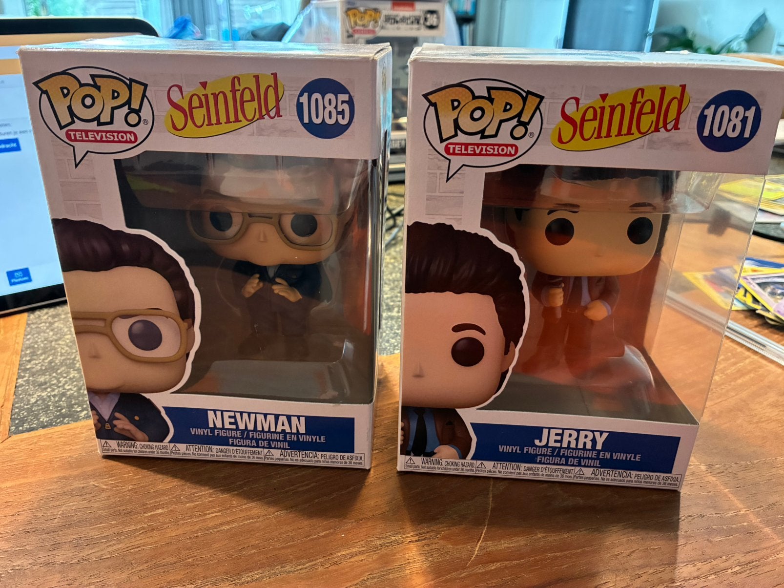 Funko Pop Seinfeld - Jerry en Newman 1085 en 1081, Ophalen of Verzenden, Zo goed als nieuw