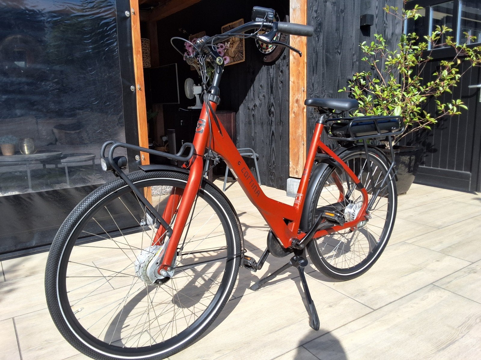 Cortina E-U4 Transport elektrice frame maat 57, 55 tot 59 cm, Ophalen of Verzenden, Gebruikt, Cortina