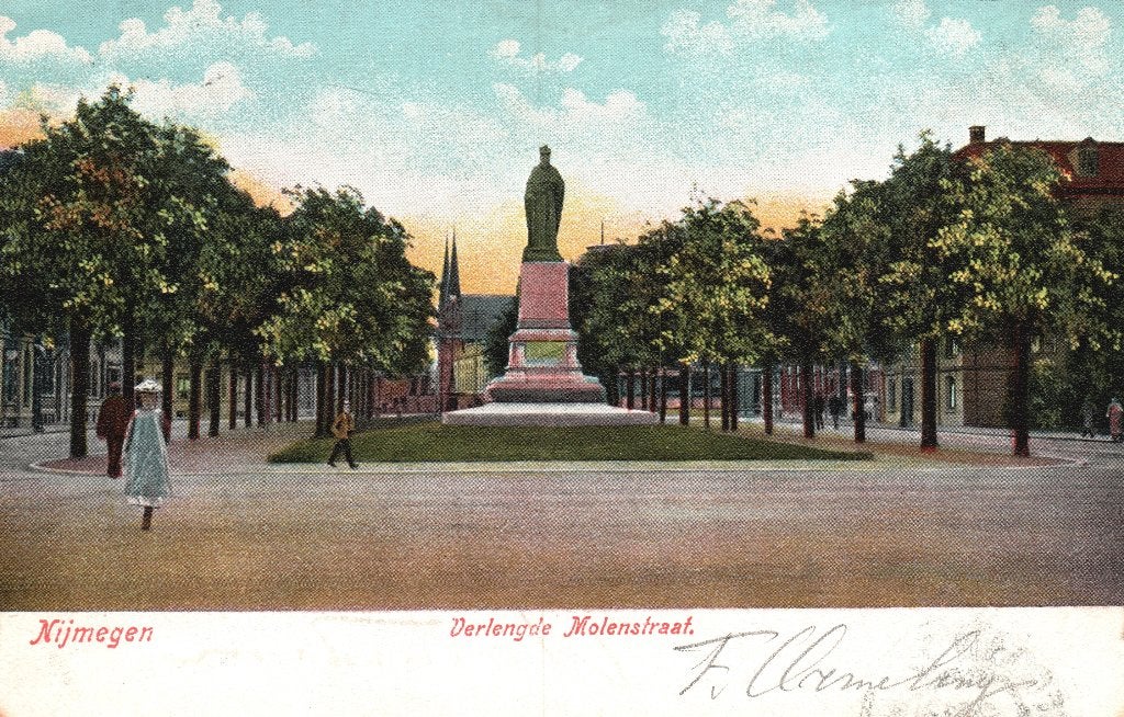 Nijmegen, Verlengde Molenstraat (1904) 129131, Ophalen of Verzenden, Voor 1920, Gelopen, Gelderland