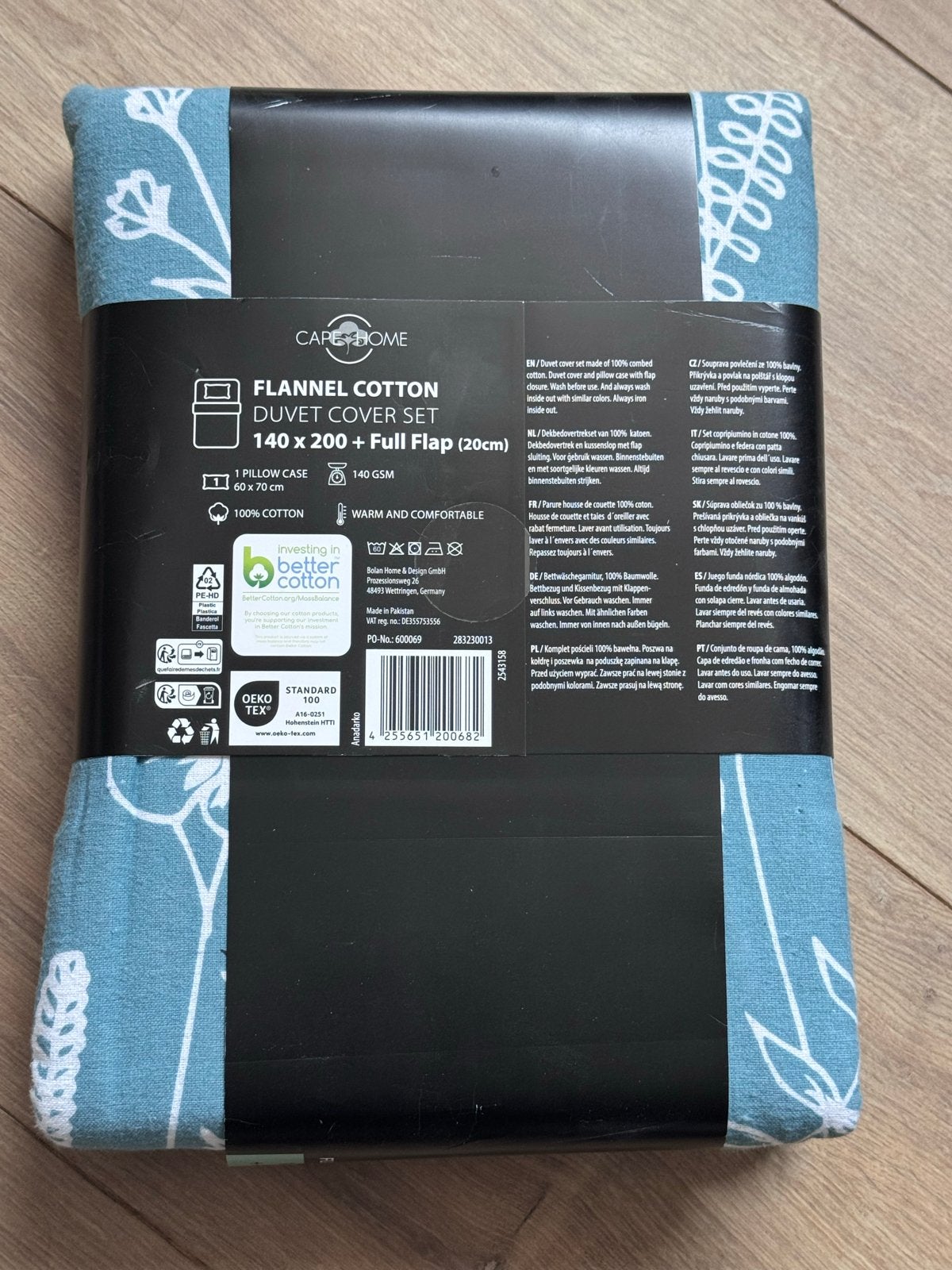 Flanellen Katoenen Dekbedovertrekset, Dekbedovertrek, Nieuw, Ophalen of Verzenden, Overige kleuren